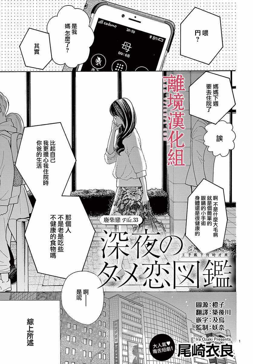 《深夜的奇葩恋爱图鉴》漫画最新章节第38话免费下拉式在线观看章节第【1】张图片