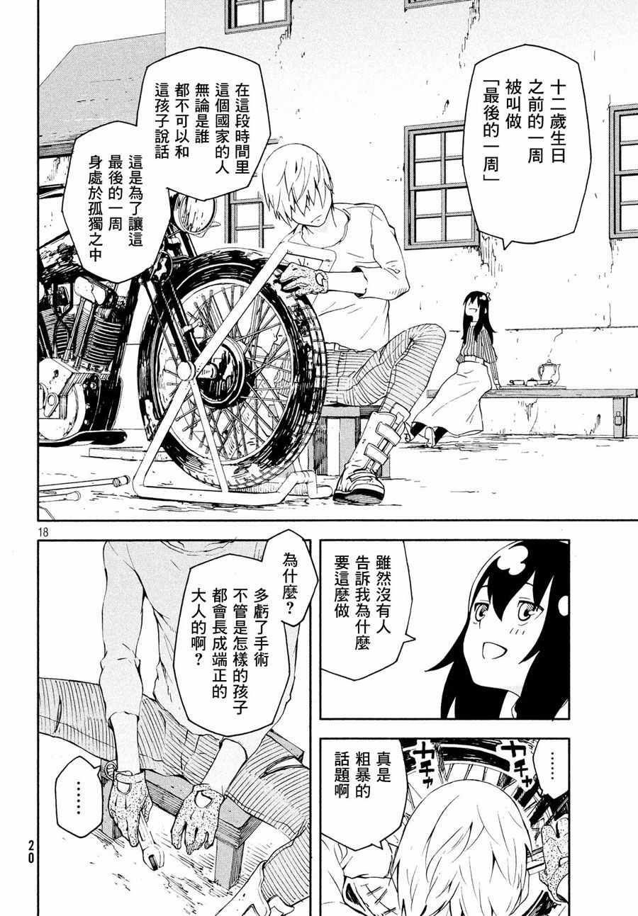 《奇诺之旅 the Beautiful World》漫画最新章节第1话免费下拉式在线观看章节第【18】张图片