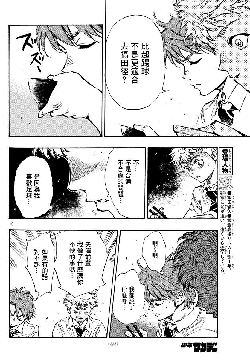 《BE BLUES!~化身为青》漫画最新章节第400话 因为我是足球选手免费下拉式在线观看章节第【10】张图片