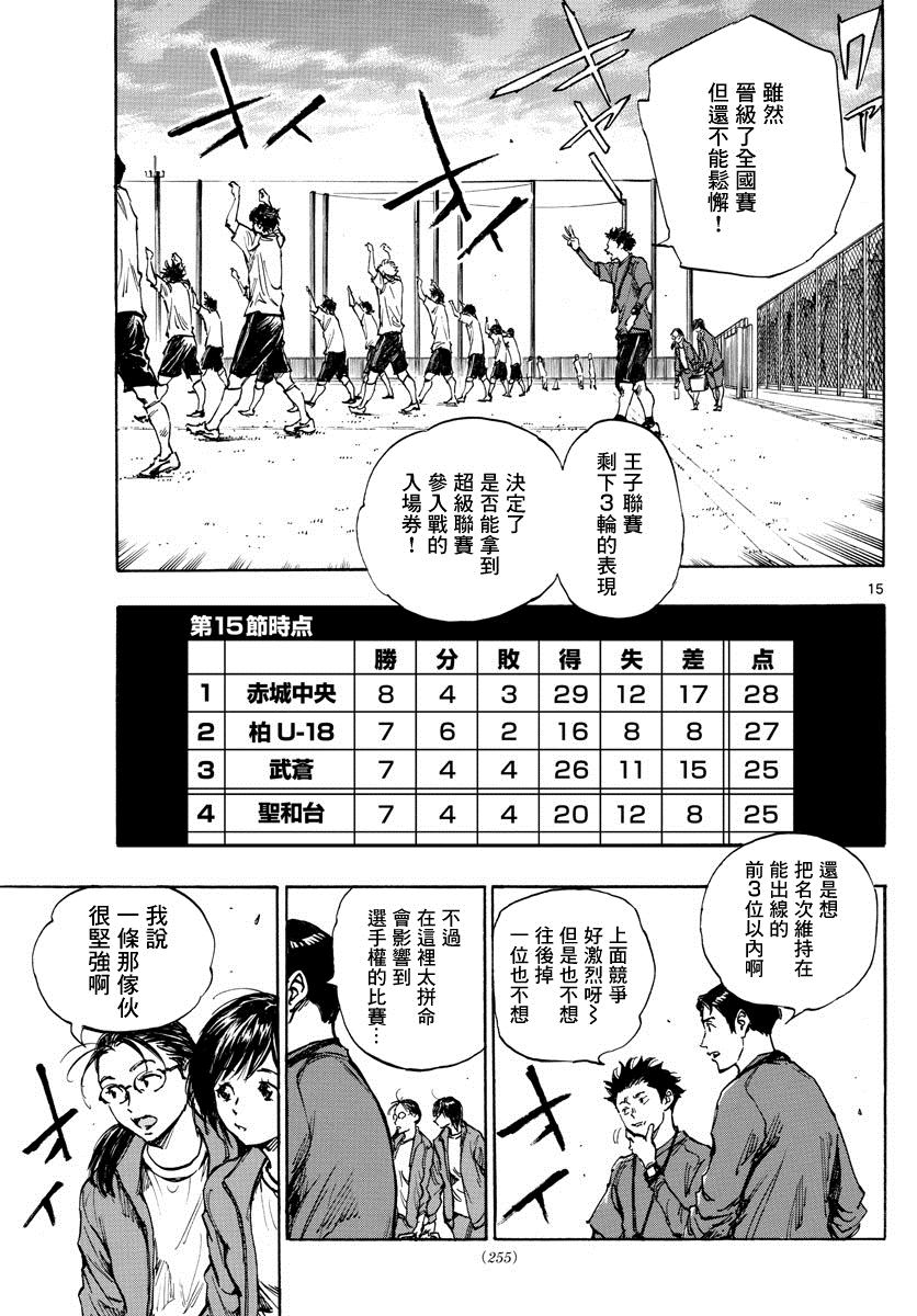 《BE BLUES!~化身为青》漫画最新章节第403话 心之所在免费下拉式在线观看章节第【15】张图片