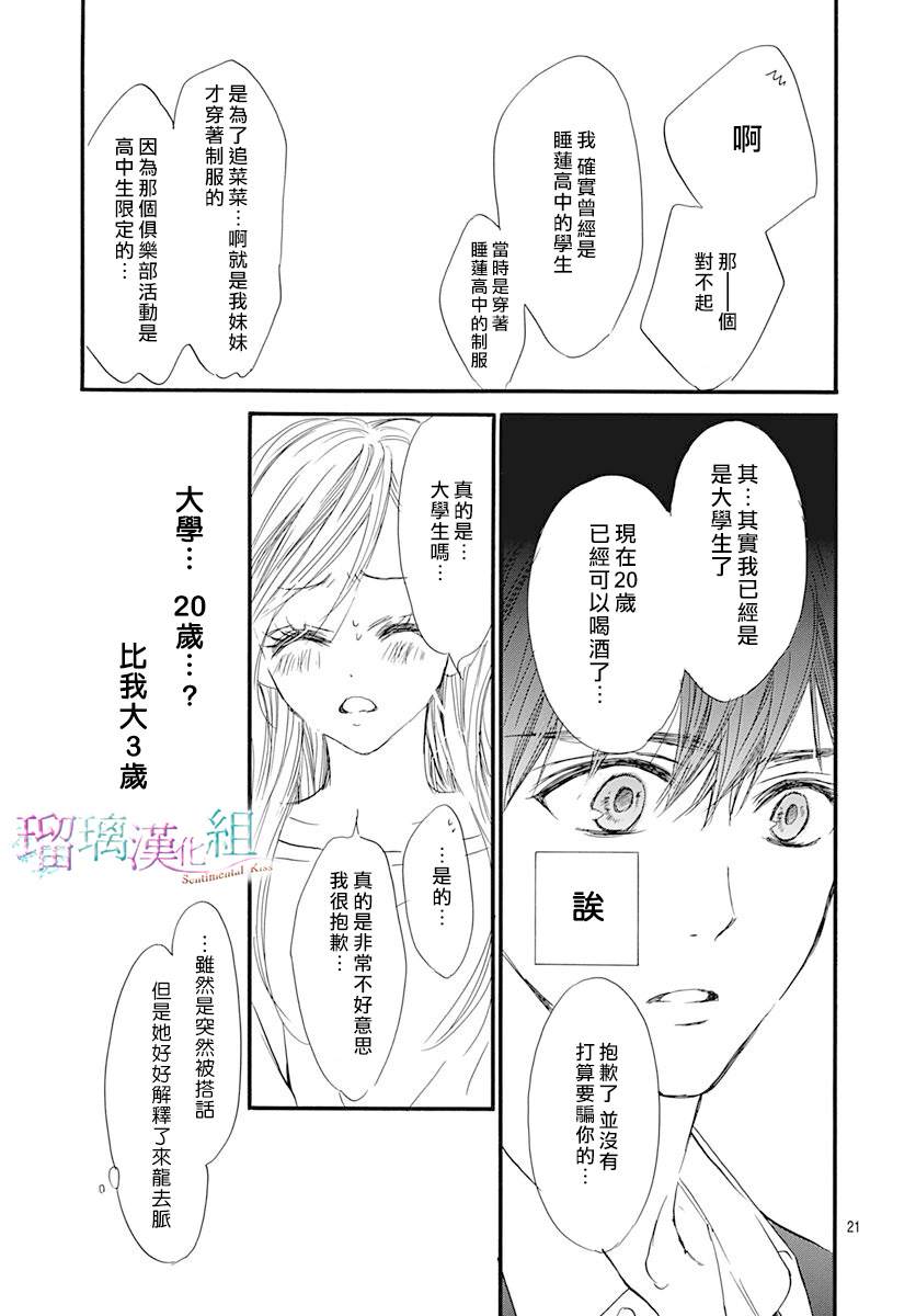 《Sentimental Kiss》漫画最新章节第2话免费下拉式在线观看章节第【21】张图片