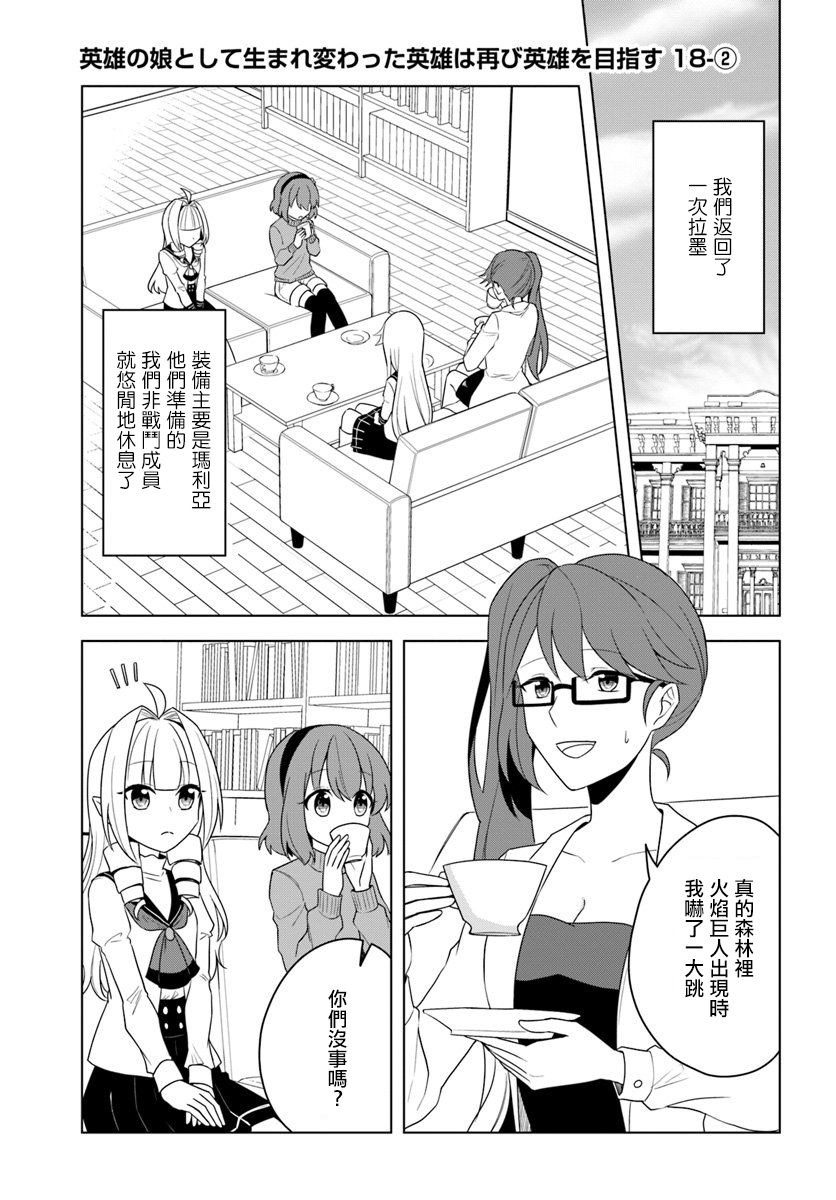 《重生为英雄的女儿的英雄再次想成为英雄》漫画最新章节第18.2话免费下拉式在线观看章节第【1】张图片