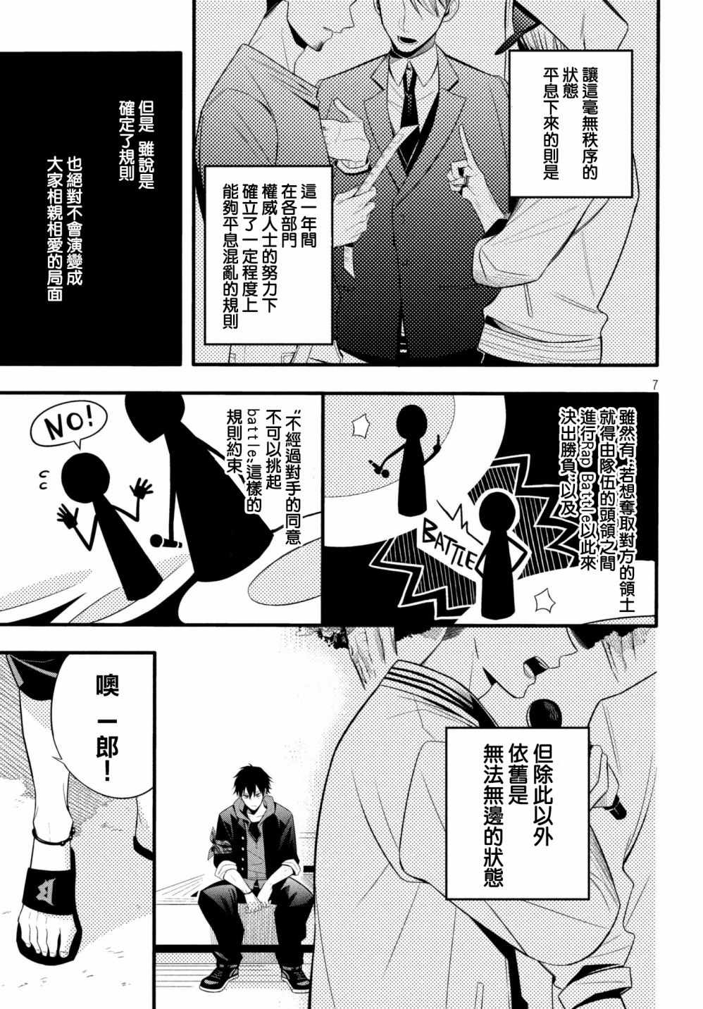 《催眠麦克风 -战争前传- The Dirty Dawg》漫画最新章节第2话免费下拉式在线观看章节第【7】张图片