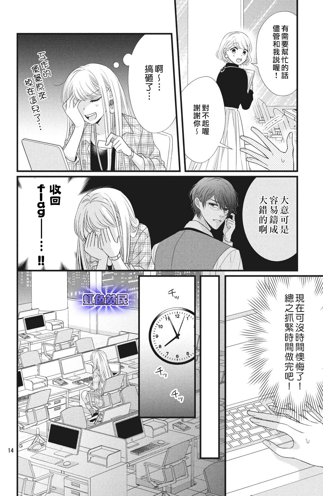 《副社长大人轻点宠～我的溺爱SSR老公～》漫画最新章节第2话 办公室之夜免费下拉式在线观看章节第【14】张图片