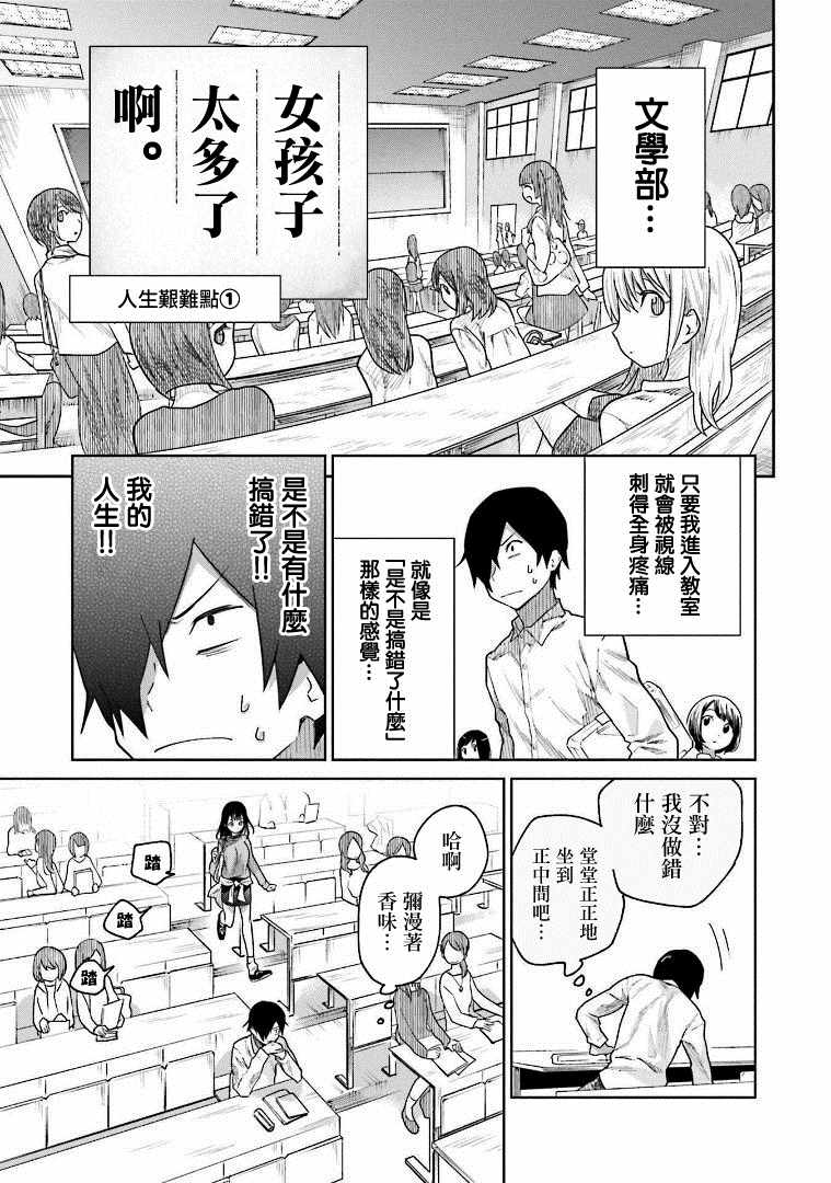 《悲观大学生江波君的校园日常》漫画最新章节第1话免费下拉式在线观看章节第【8】张图片