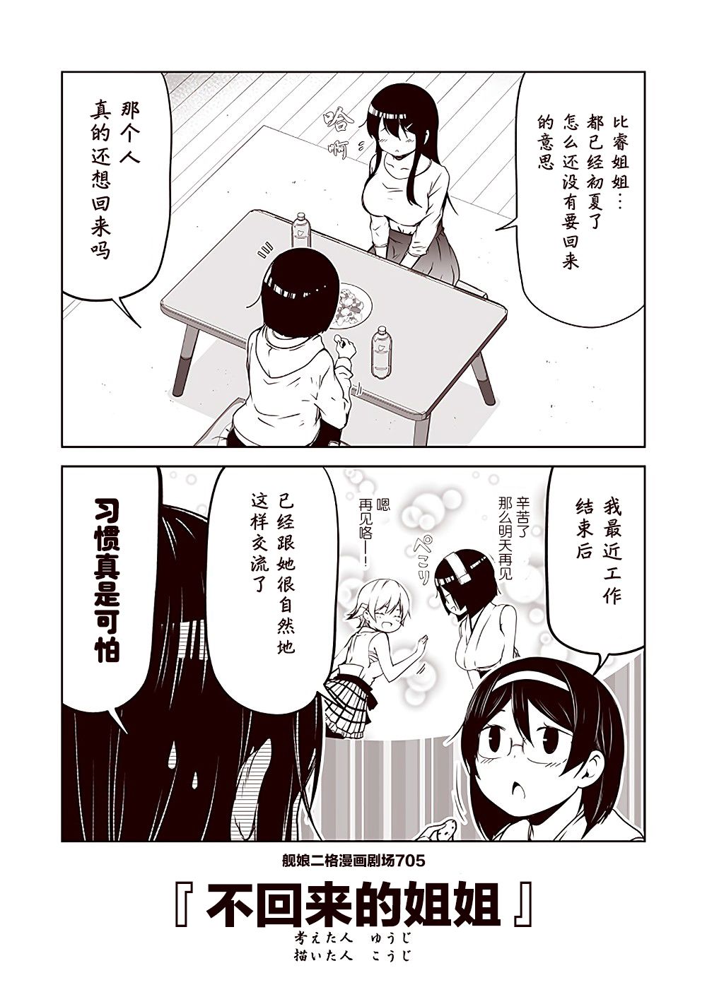 《舰娘二格漫画剧场》漫画最新章节第71话免费下拉式在线观看章节第【5】张图片