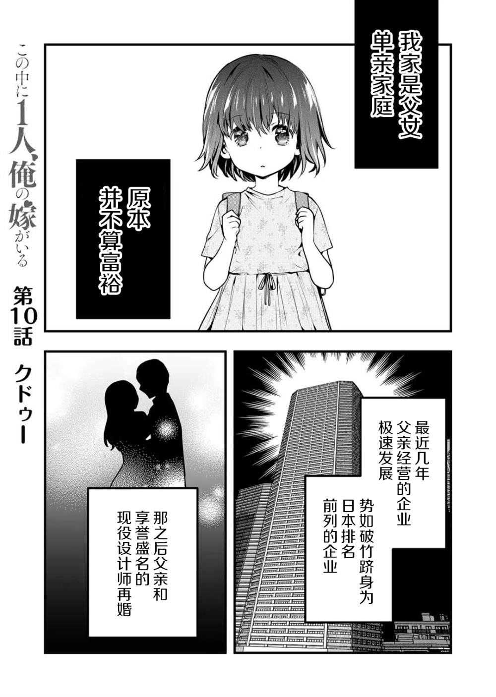 《其中一人是我的妻子》漫画最新章节第10话免费下拉式在线观看章节第【1】张图片