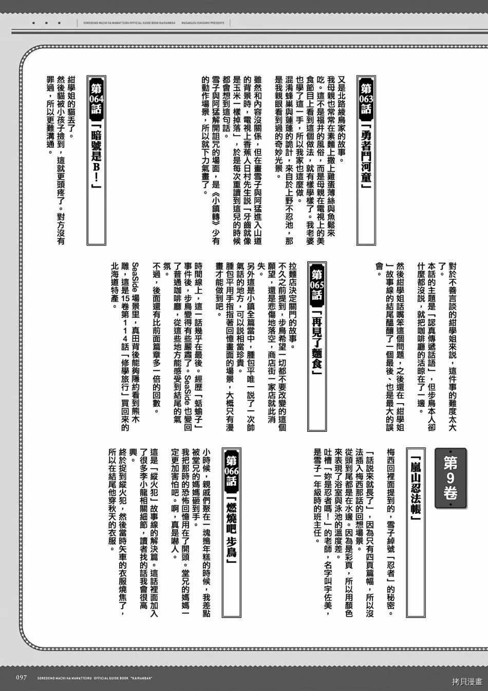 《即使如此小镇依然转动传阅板》漫画最新章节资料集免费下拉式在线观看章节第【98】张图片