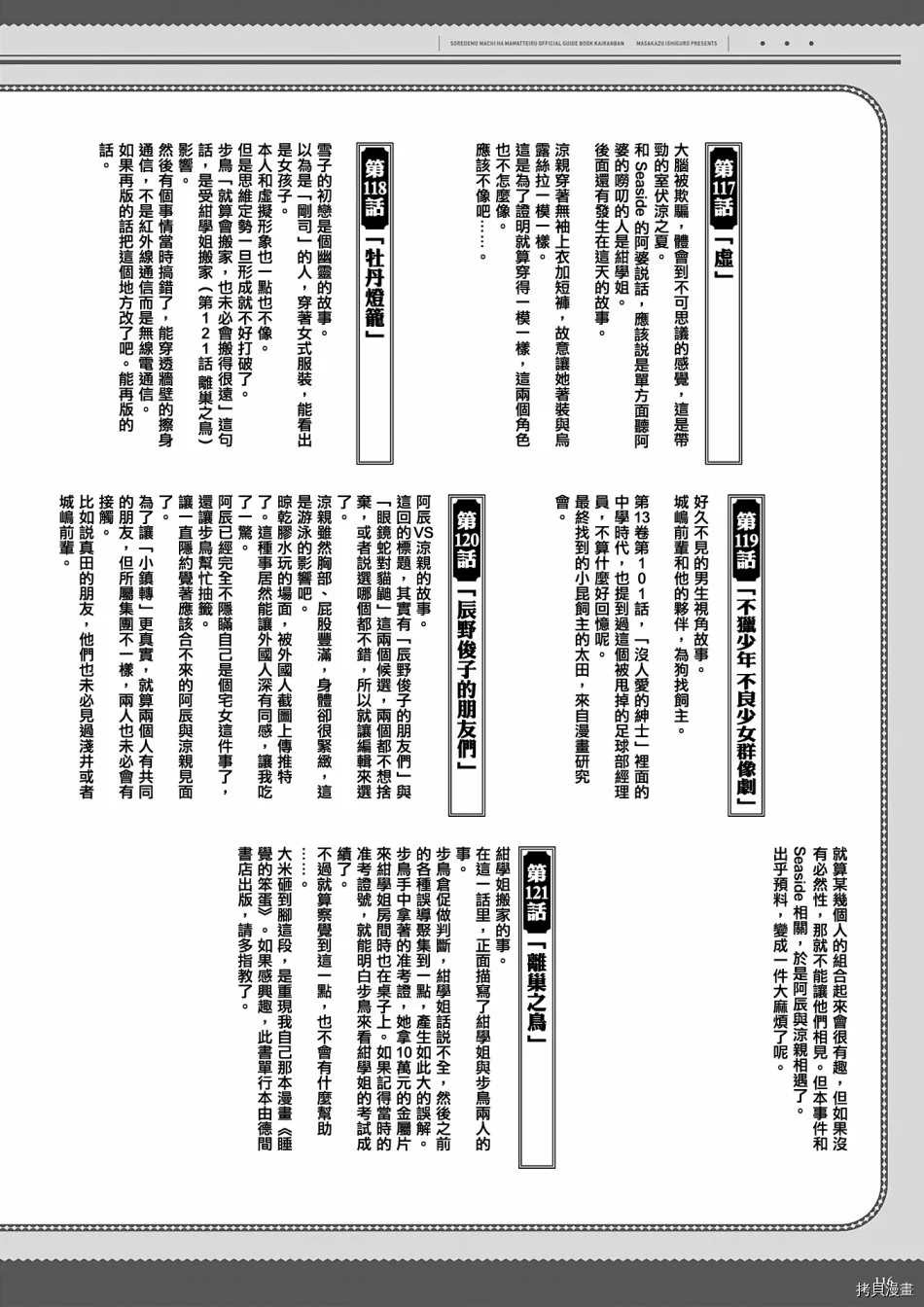 《即使如此小镇依然转动传阅板》漫画最新章节资料集免费下拉式在线观看章节第【117】张图片