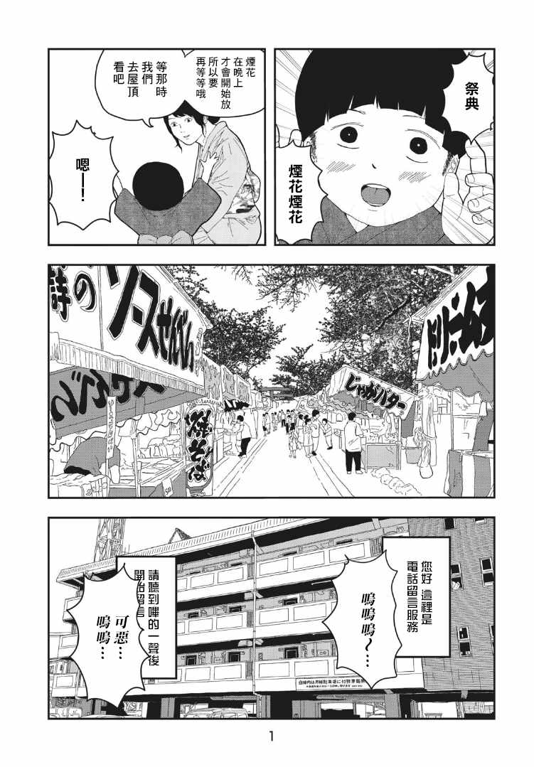 《昼花火》漫画最新章节第1话免费下拉式在线观看章节第【1】张图片