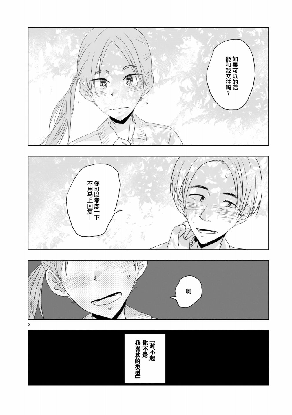 《明日之恋与空之色》漫画最新章节第5话免费下拉式在线观看章节第【2】张图片