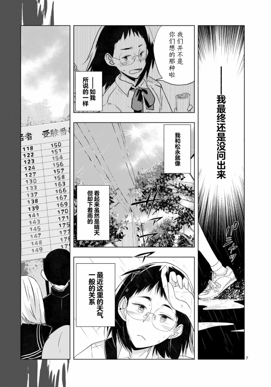 《明日之恋与空之色》漫画最新章节第4话 晴天雨的定理免费下拉式在线观看章节第【7】张图片