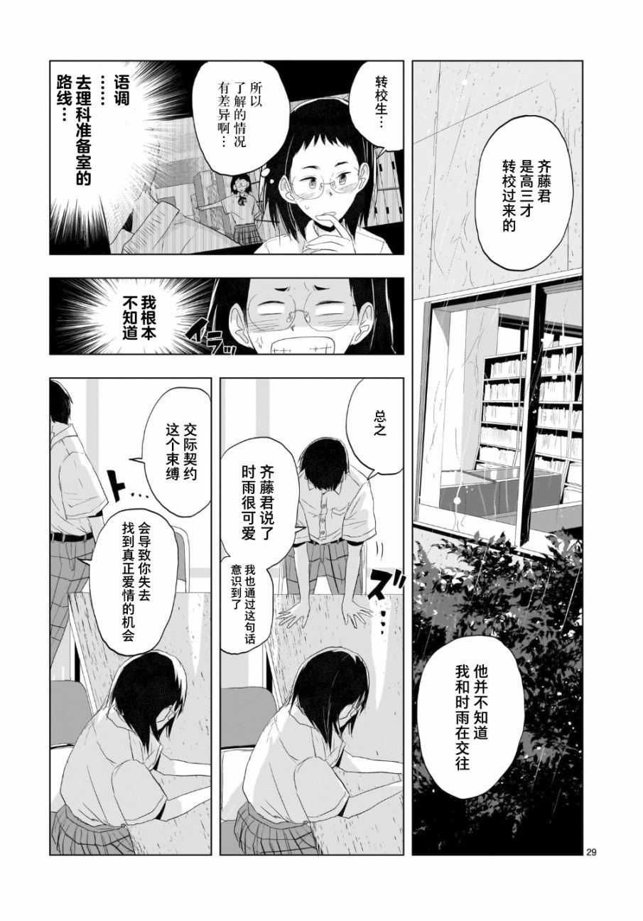 《明日之恋与空之色》漫画最新章节第4话 晴天雨的定理免费下拉式在线观看章节第【29】张图片