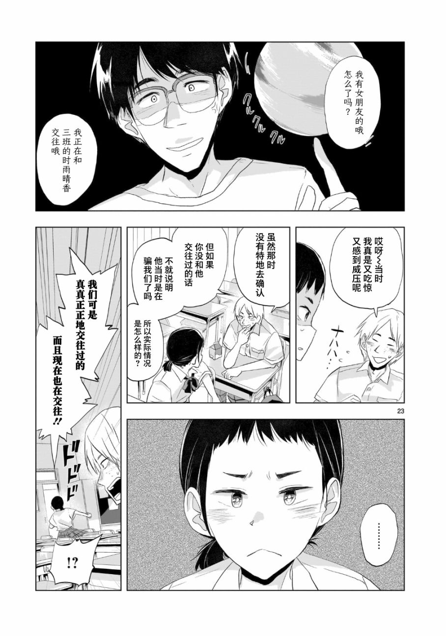 《明日之恋与空之色》漫画最新章节第4话 晴天雨的定理免费下拉式在线观看章节第【23】张图片