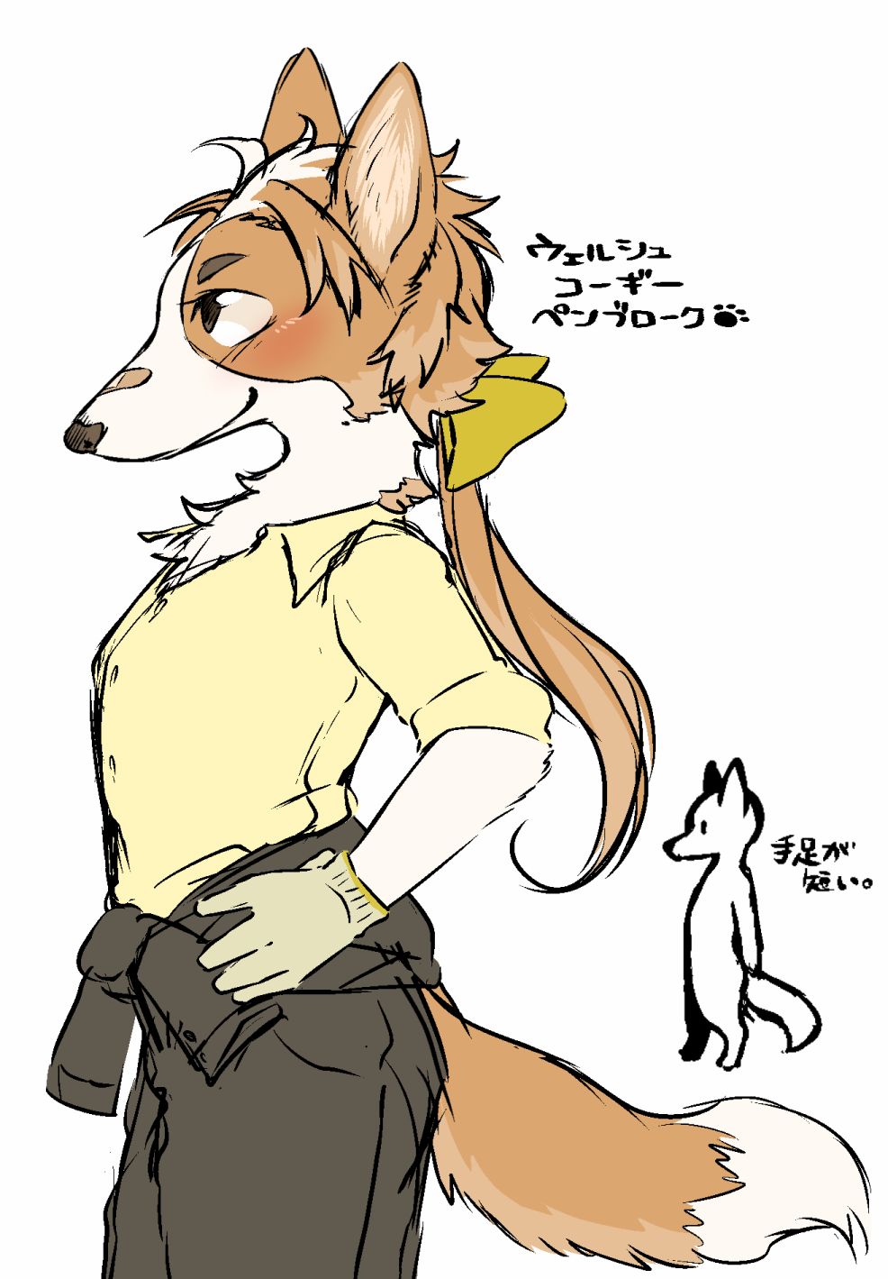 《雌性兽人！犬种图鉴》漫画最新章节附录免费下拉式在线观看章节第【7】张图片