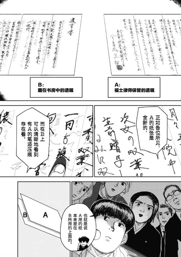 《继承侦探》漫画最新章节第4话 一位小说家的遗嘱（4）免费下拉式在线观看章节第【4】张图片