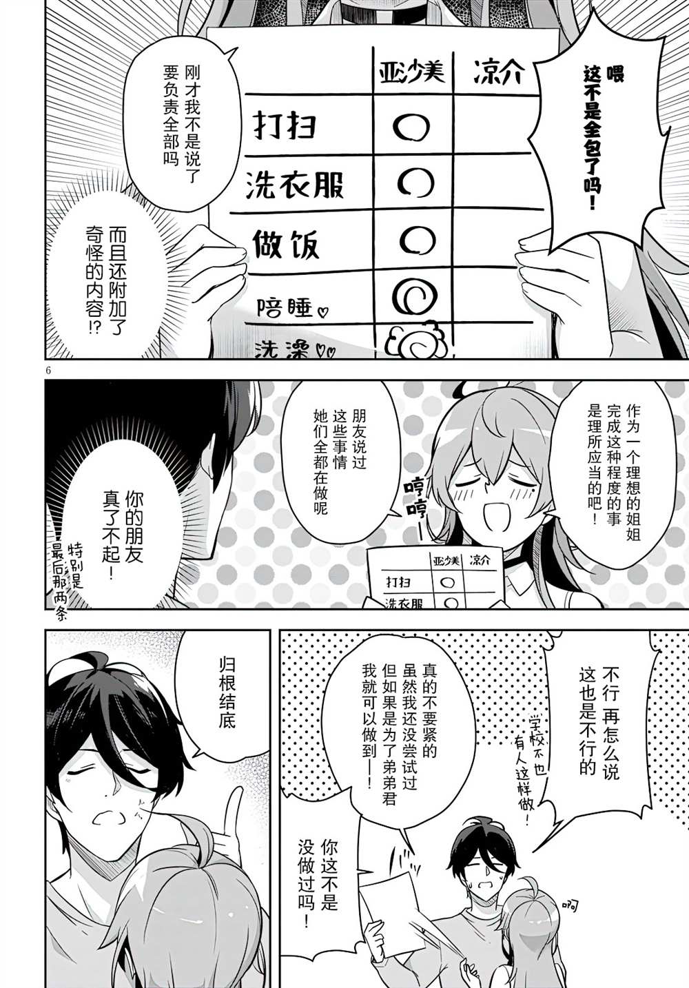 《姐姐突然来到我身边》漫画最新章节第2话 突然开始了同居生活免费下拉式在线观看章节第【6】张图片