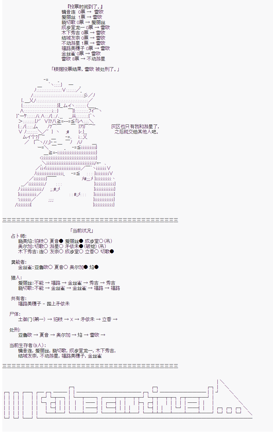 《人狼学院》漫画最新章节第二村-第6天免费下拉式在线观看章节第【15】张图片