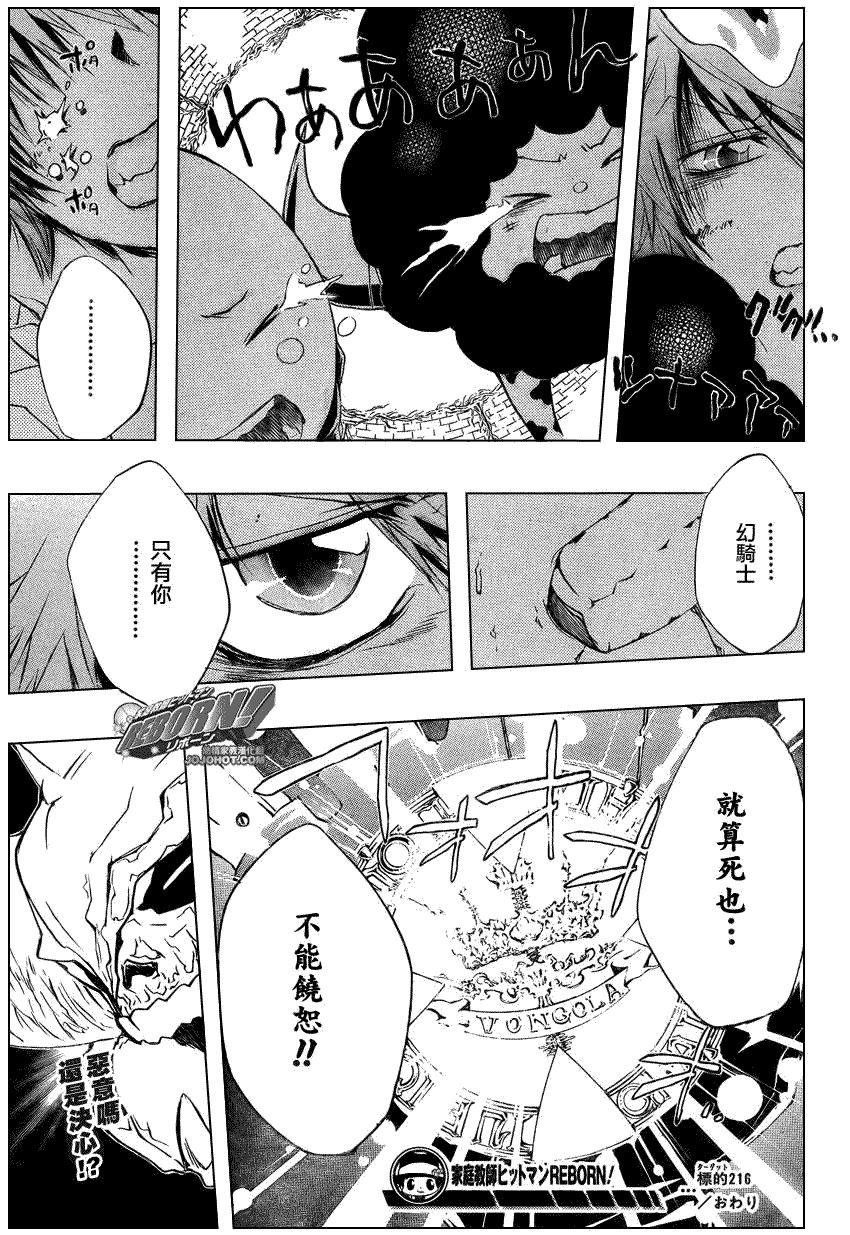 《家庭教师》漫画最新章节第216话免费下拉式在线观看章节第【17】张图片