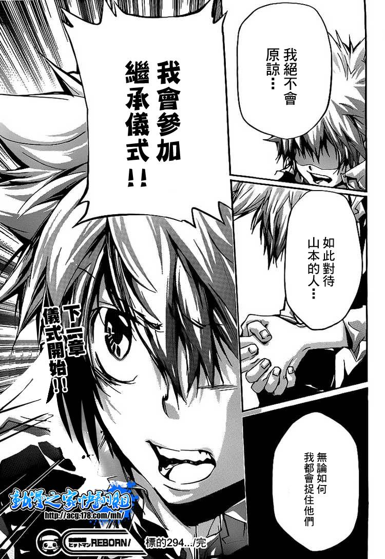 《家庭教师》漫画最新章节第294话免费下拉式在线观看章节第【17】张图片