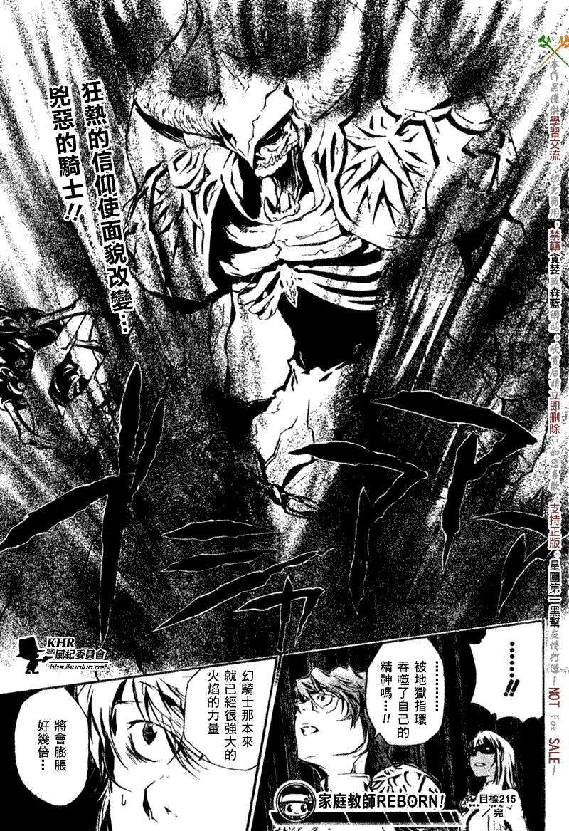 《家庭教师》漫画最新章节第215话免费下拉式在线观看章节第【17】张图片