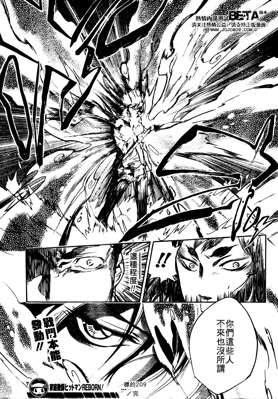 《家庭教师》漫画最新章节第209话免费下拉式在线观看章节第【17】张图片