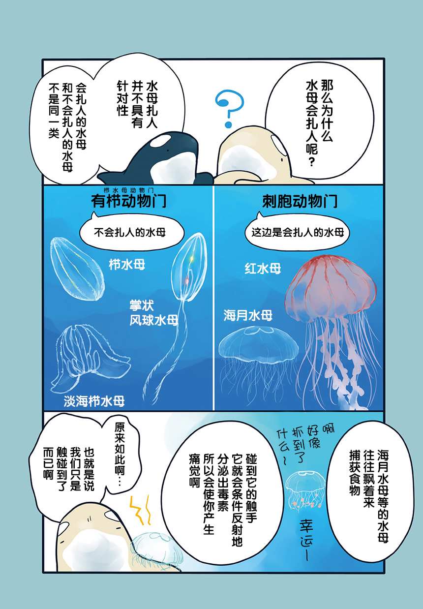 《海洋动物太可爱了!》漫画最新章节第15话免费下拉式在线观看章节第【4】张图片