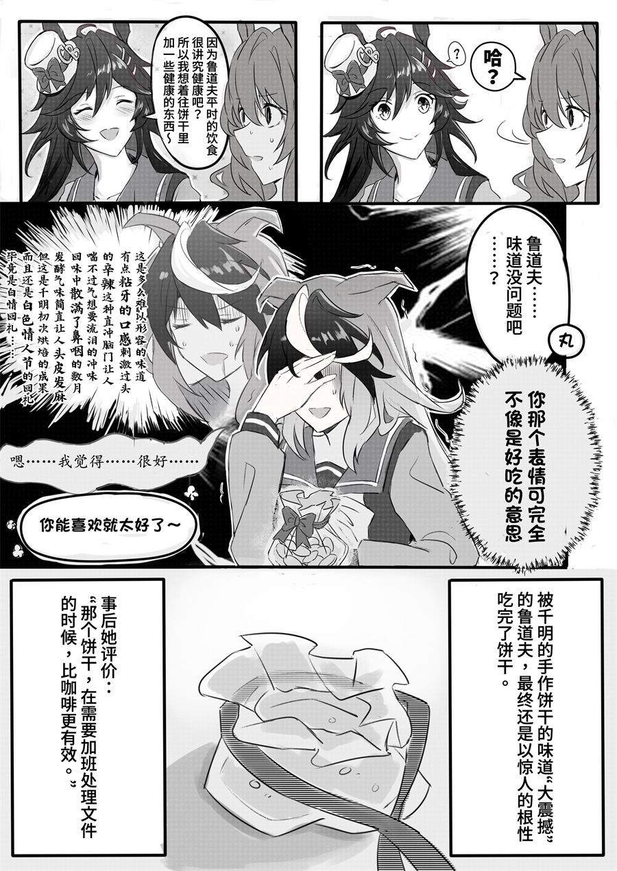 《推特赛马娘同人》漫画最新章节cb的白情回礼免费下拉式在线观看章节第【3】张图片