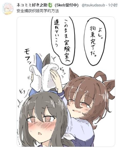 《推特赛马娘同人》漫画最新章节捕获织姬的办法免费下拉式在线观看章节第【1】张图片