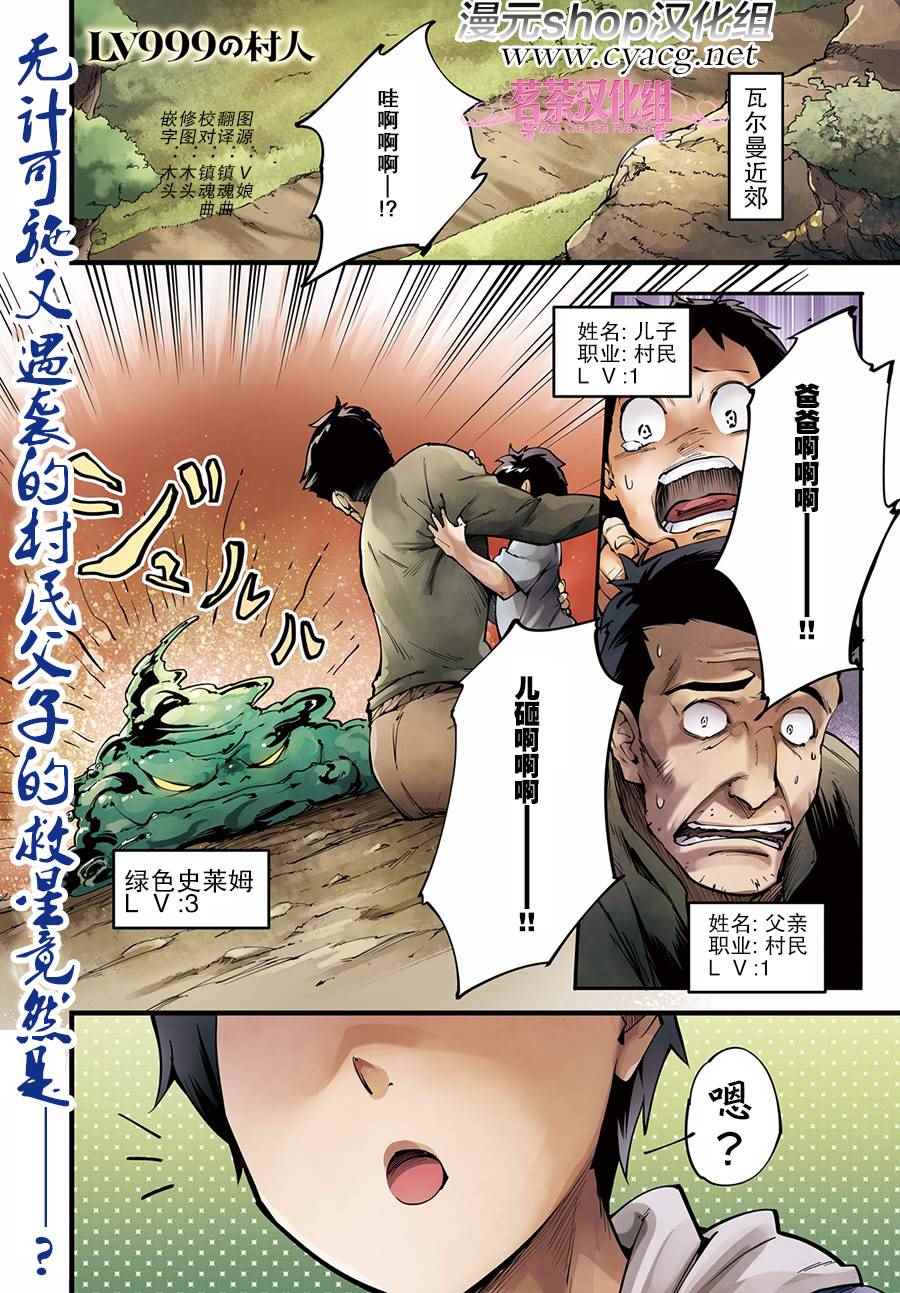 《LV999的村民》漫画最新章节第1话免费下拉式在线观看章节第【1】张图片