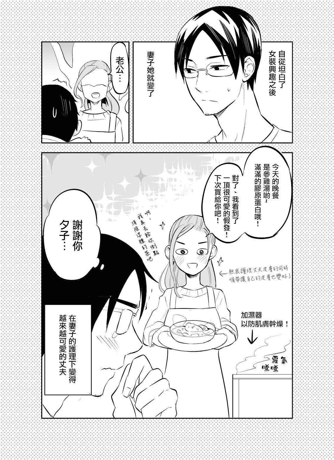 《老公的女装超可爱》漫画最新章节第2话免费下拉式在线观看章节第【3】张图片