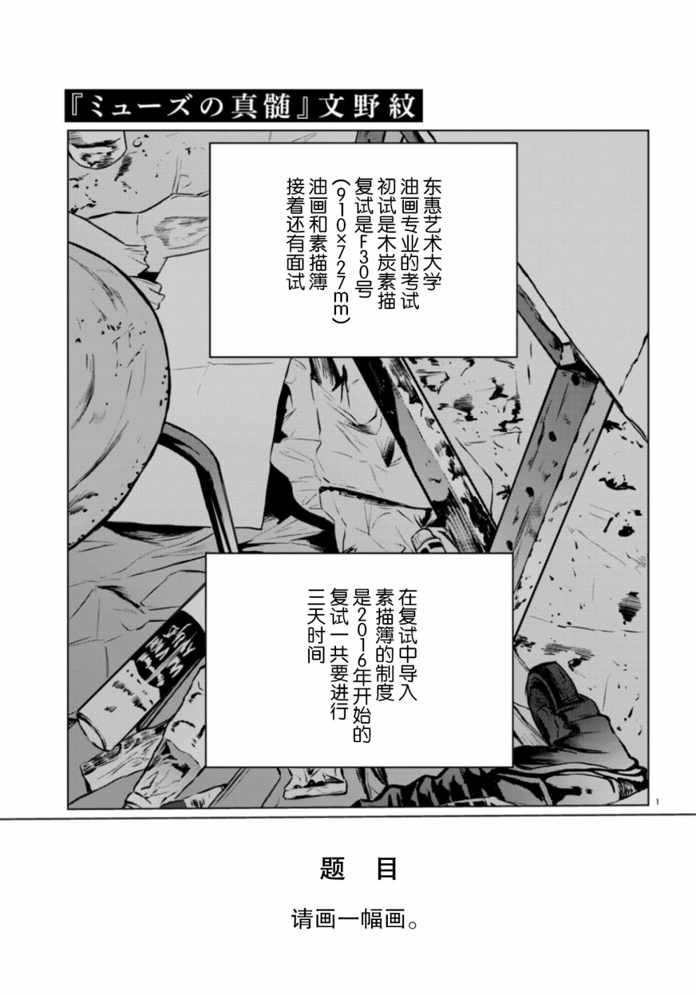 《缪斯的真谛》漫画最新章节第11话免费下拉式在线观看章节第【1】张图片