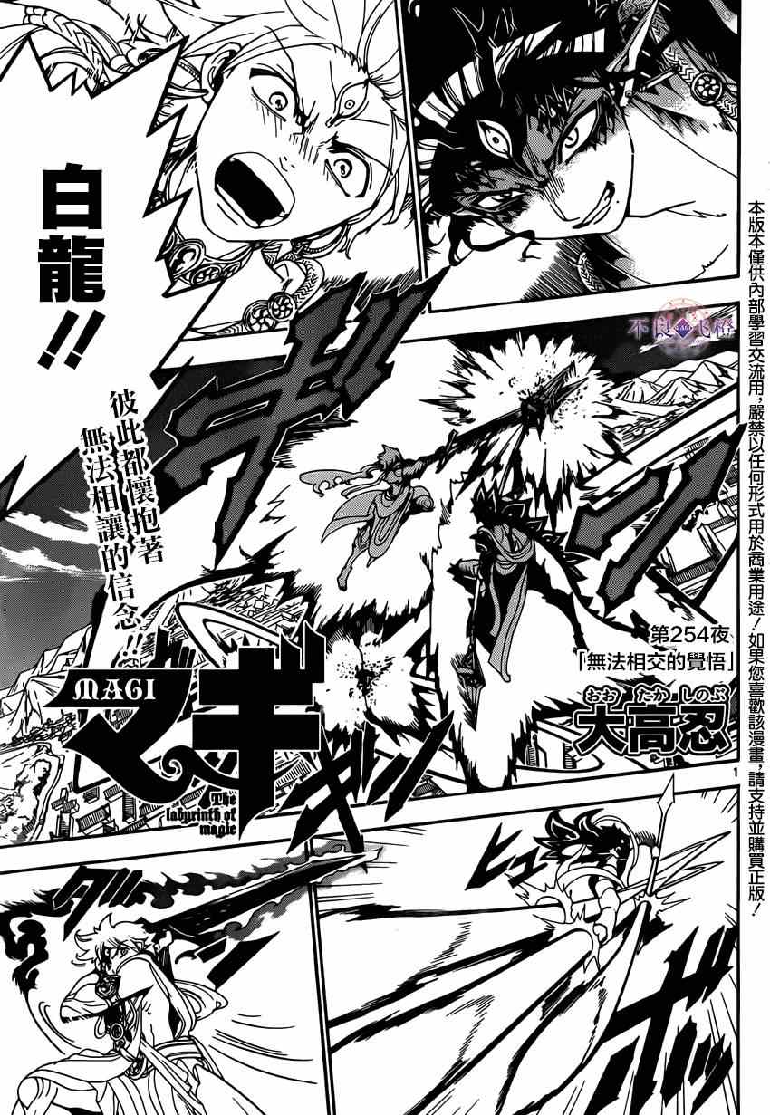 《魔笛MAGI》漫画最新章节第254话免费下拉式在线观看章节第【2】张图片