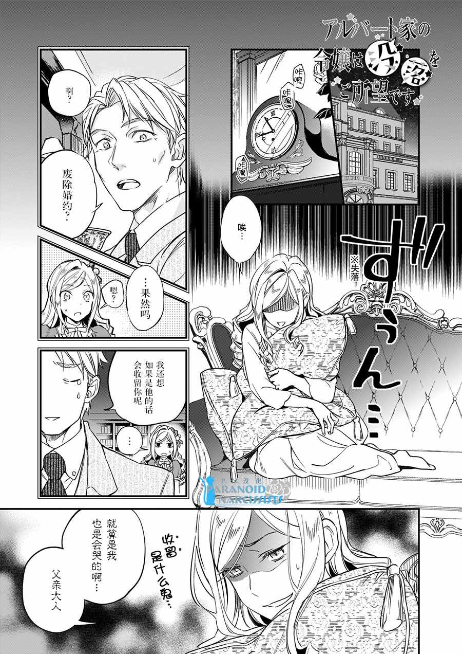 《阿尔伯特家的大小姐努力朝著没落进发》漫画最新章节第6话免费下拉式在线观看章节第【1】张图片