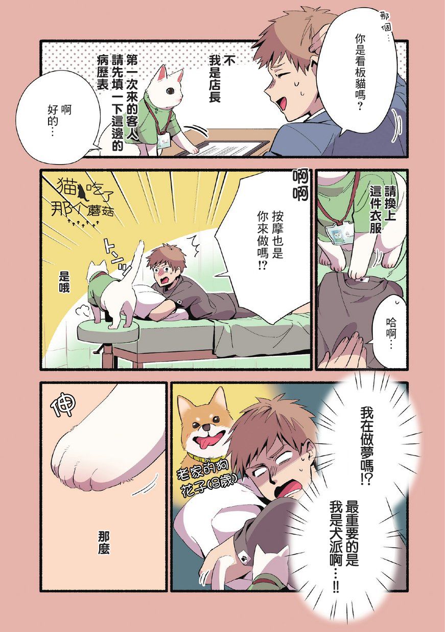 《猫咪按摩师》漫画最新章节第1话免费下拉式在线观看章节第【4】张图片