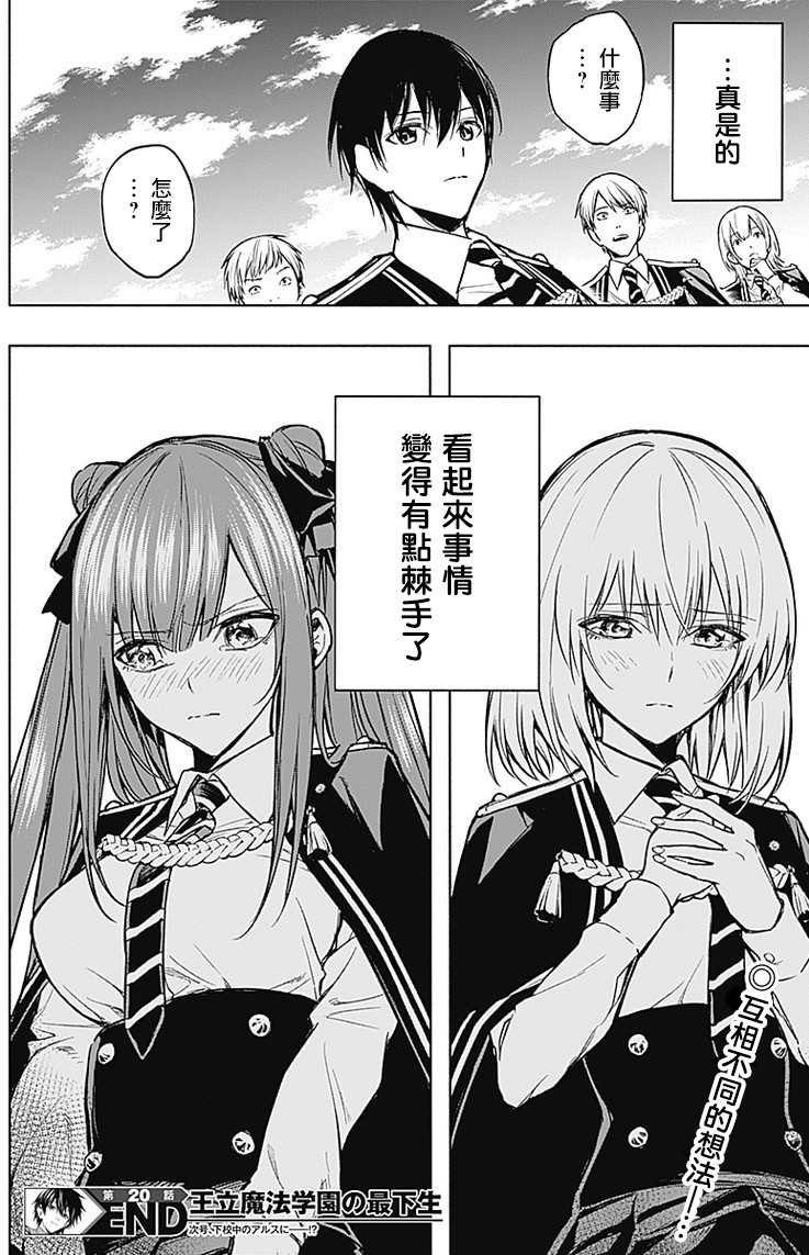 《王立魔法学园的劣等生》漫画最新章节第20话免费下拉式在线观看章节第【17】张图片