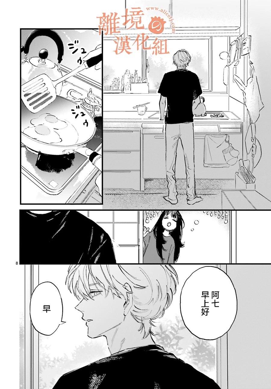 《金鱼店的临时夫妻》漫画最新章节第2话 我不会喜欢上阿七的免费下拉式在线观看章节第【8】张图片
