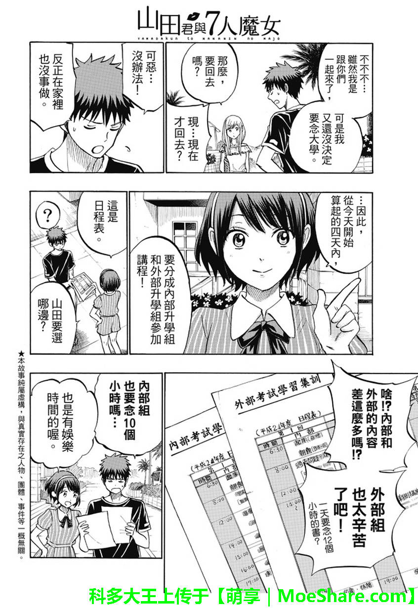 《山田和七个魔女》漫画最新章节第227话免费下拉式在线观看章节第【2】张图片