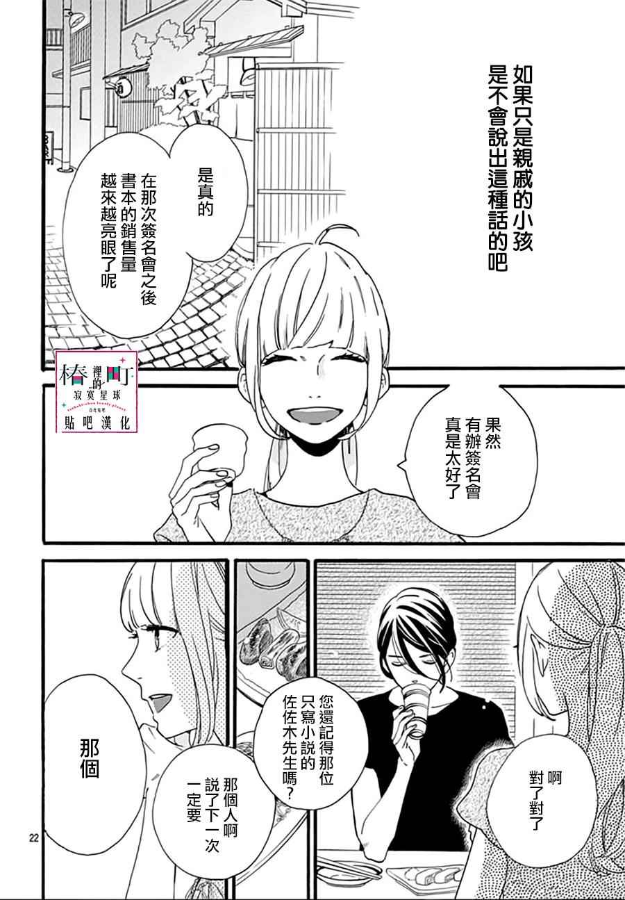 《椿町里的寂寞星球》漫画最新章节第15话免费下拉式在线观看章节第【22】张图片