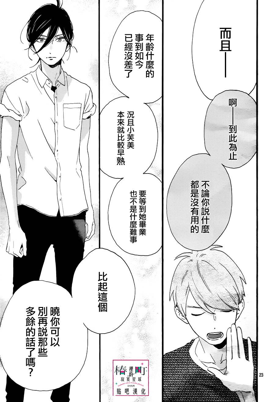 《椿町里的寂寞星球》漫画最新章节第24话免费下拉式在线观看章节第【23】张图片