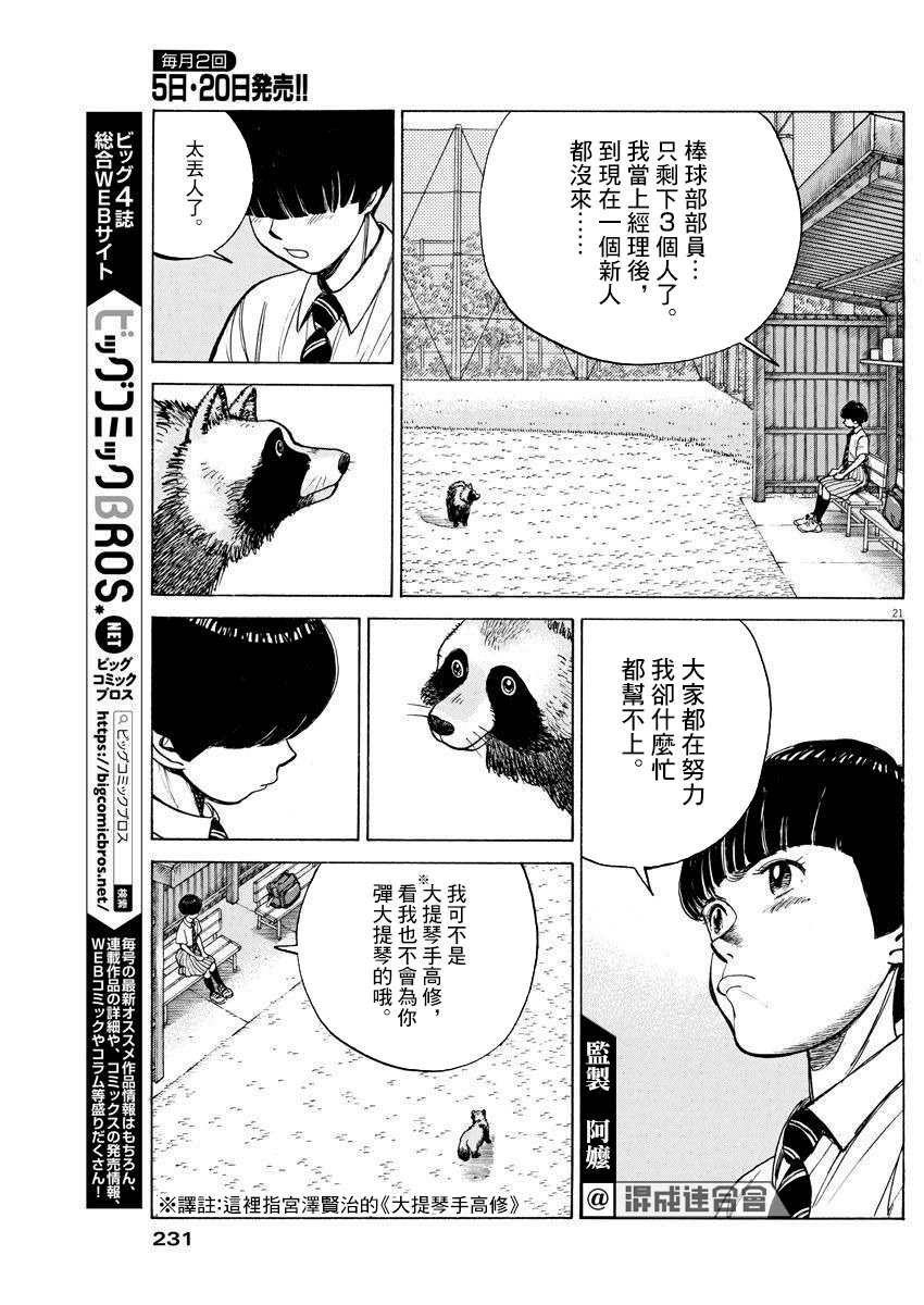 《我们终将迈步向前～天彦棒球部涂鸦》漫画最新章节第4话免费下拉式在线观看章节第【21】张图片