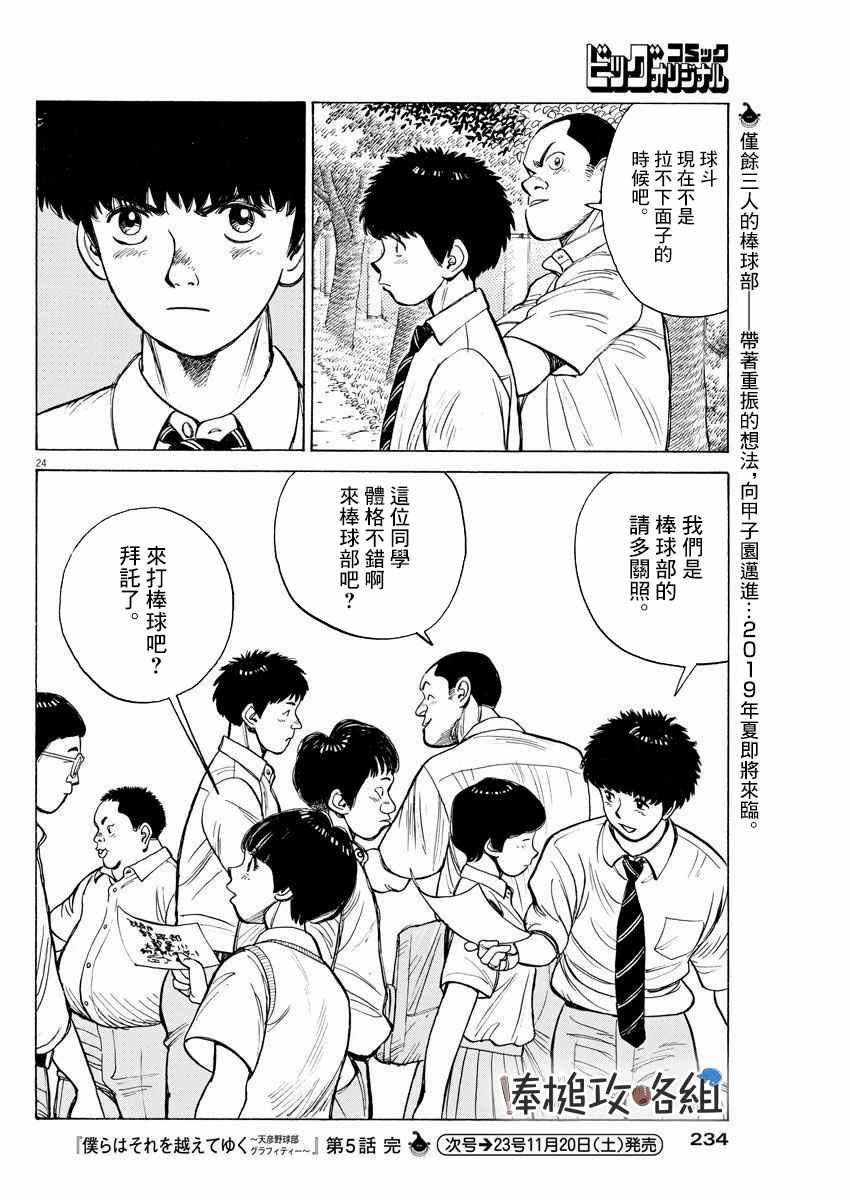 《我们终将迈步向前～天彦棒球部涂鸦》漫画最新章节第5话免费下拉式在线观看章节第【24】张图片