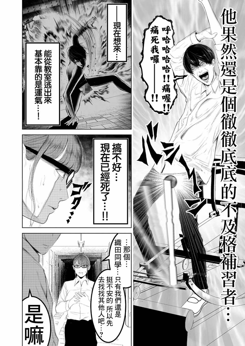 《不及格补习~只有蠢蛋的死亡游戏~》漫画最新章节第2话 吾等为神亦为蠢蛋免费下拉式在线观看章节第【6】张图片