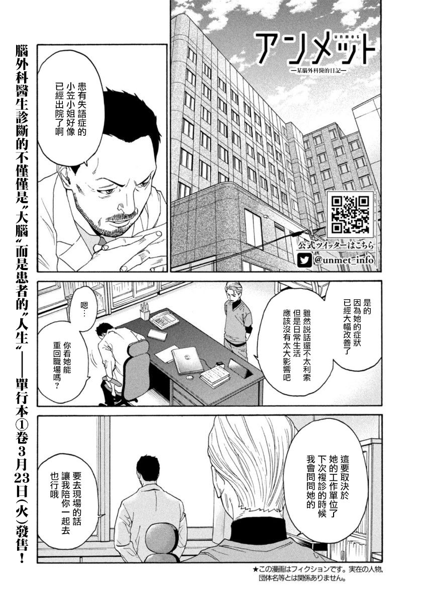 《Unmet－某脑外科医的日记》漫画最新章节第8话免费下拉式在线观看章节第【1】张图片