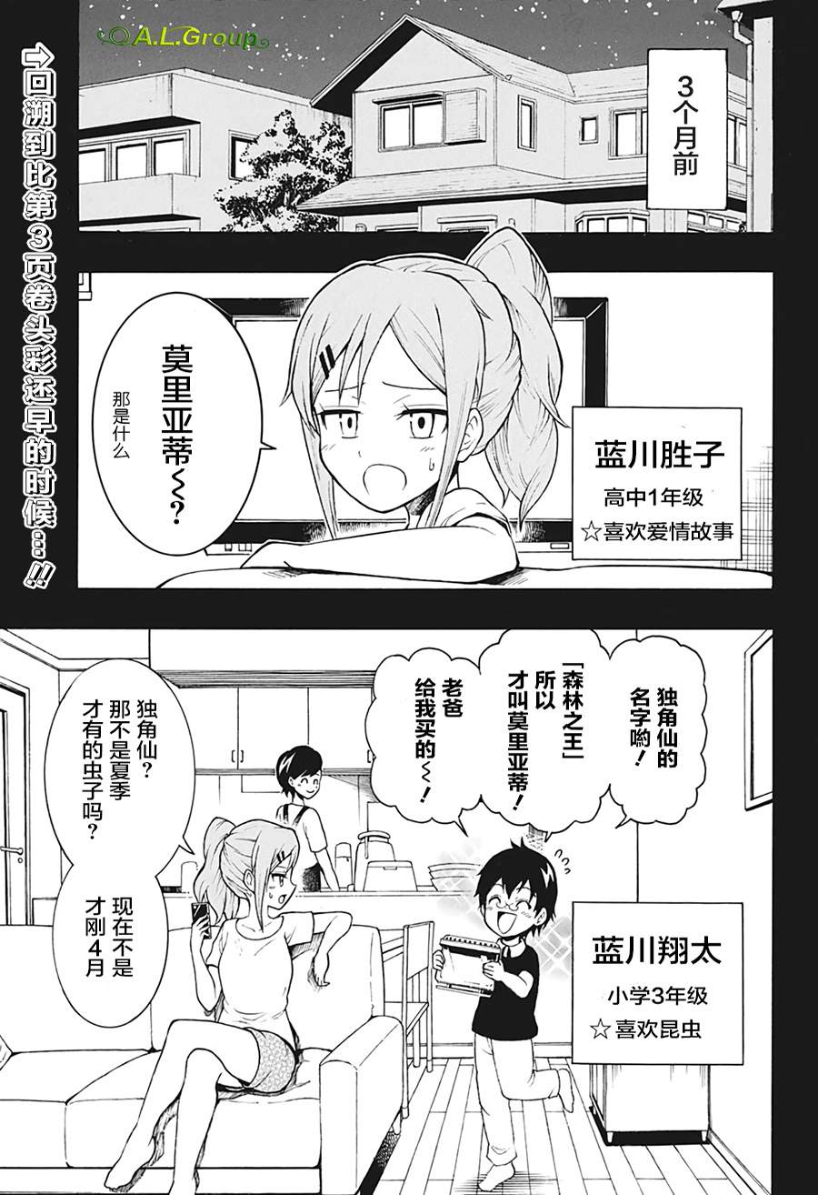 《森林王者莫里亚蒂》漫画最新章节第1话 羽化免费下拉式在线观看章节第【4】张图片