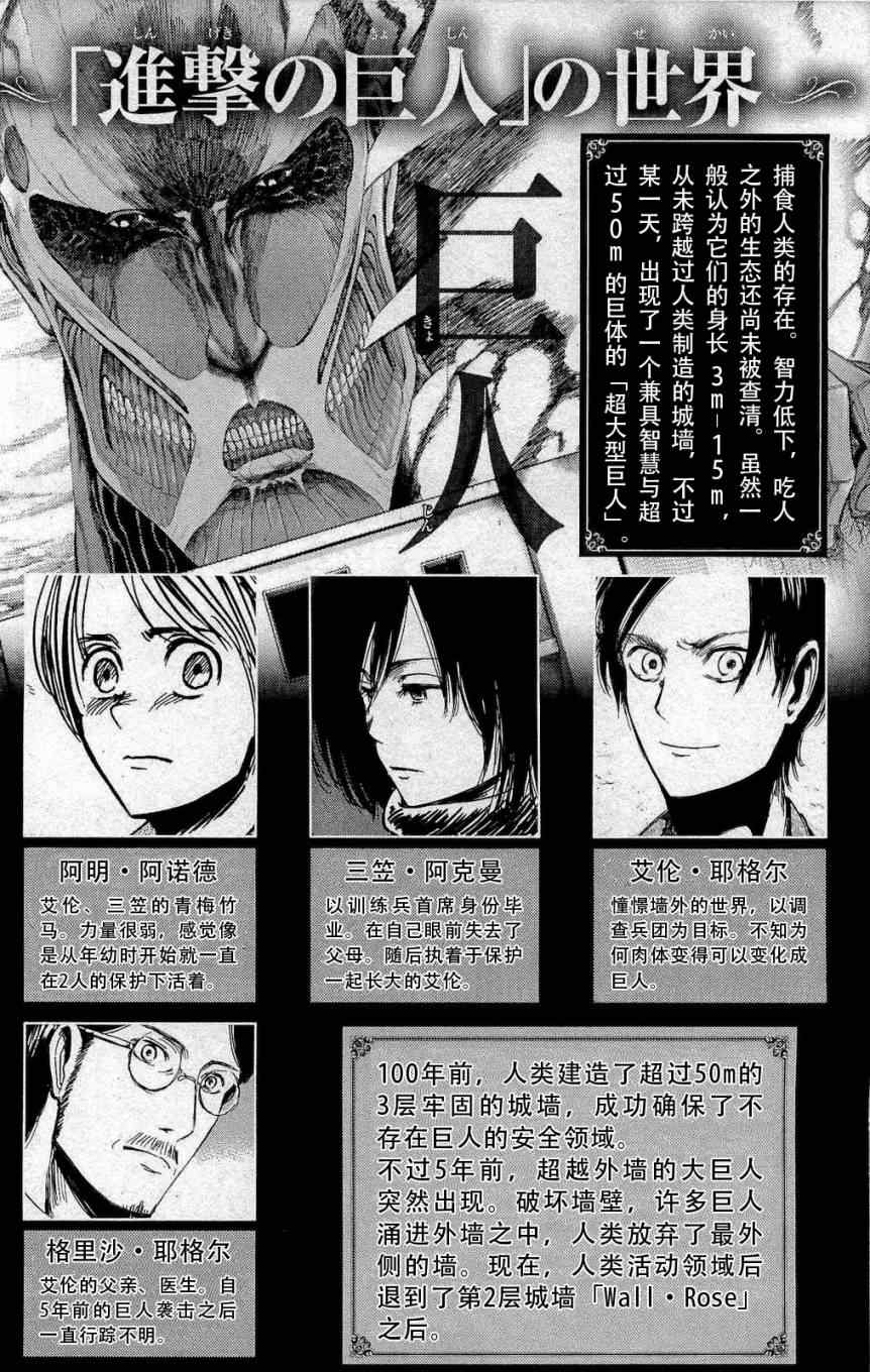 《进击的巨人》漫画最新章节第4卷免费下拉式在线观看章节第【6】张图片