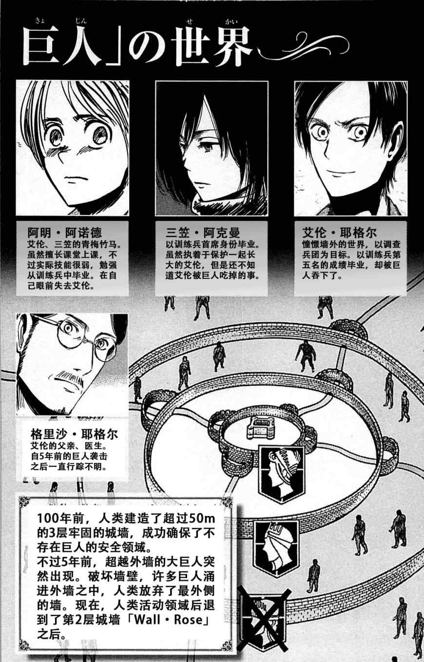 《进击的巨人》漫画最新章节第2卷免费下拉式在线观看章节第【4】张图片