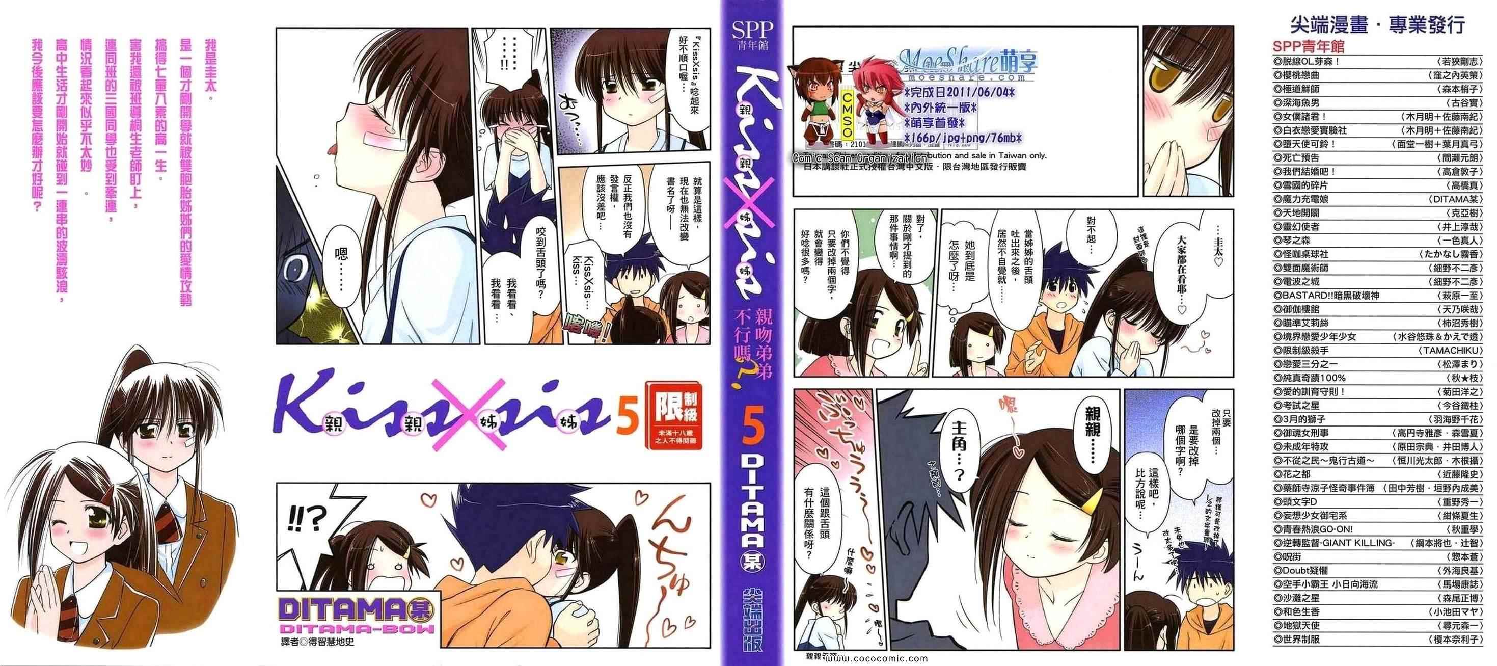 《kissxsis》漫画最新章节第5卷免费下拉式在线观看章节第【1】张图片