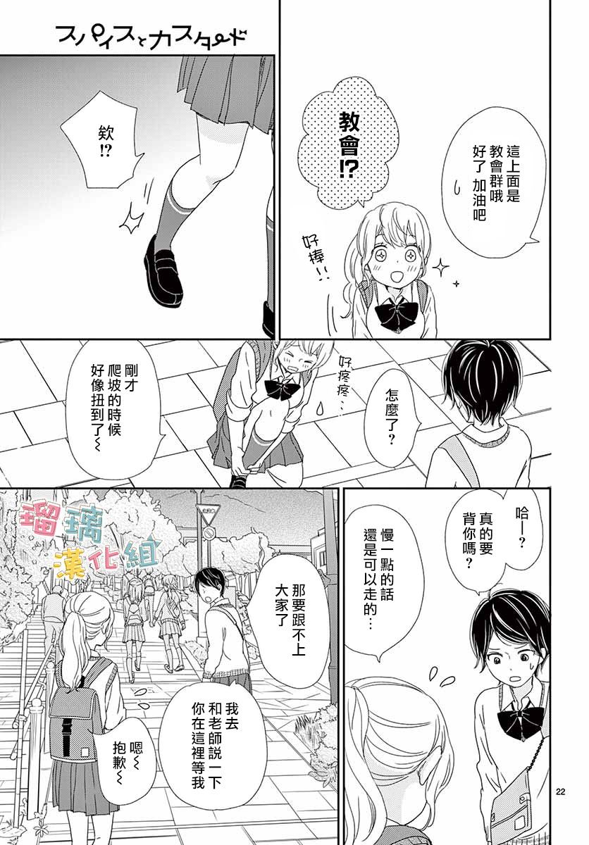 《香辛料与蛋奶沙司》漫画最新章节第30话免费下拉式在线观看章节第【22】张图片