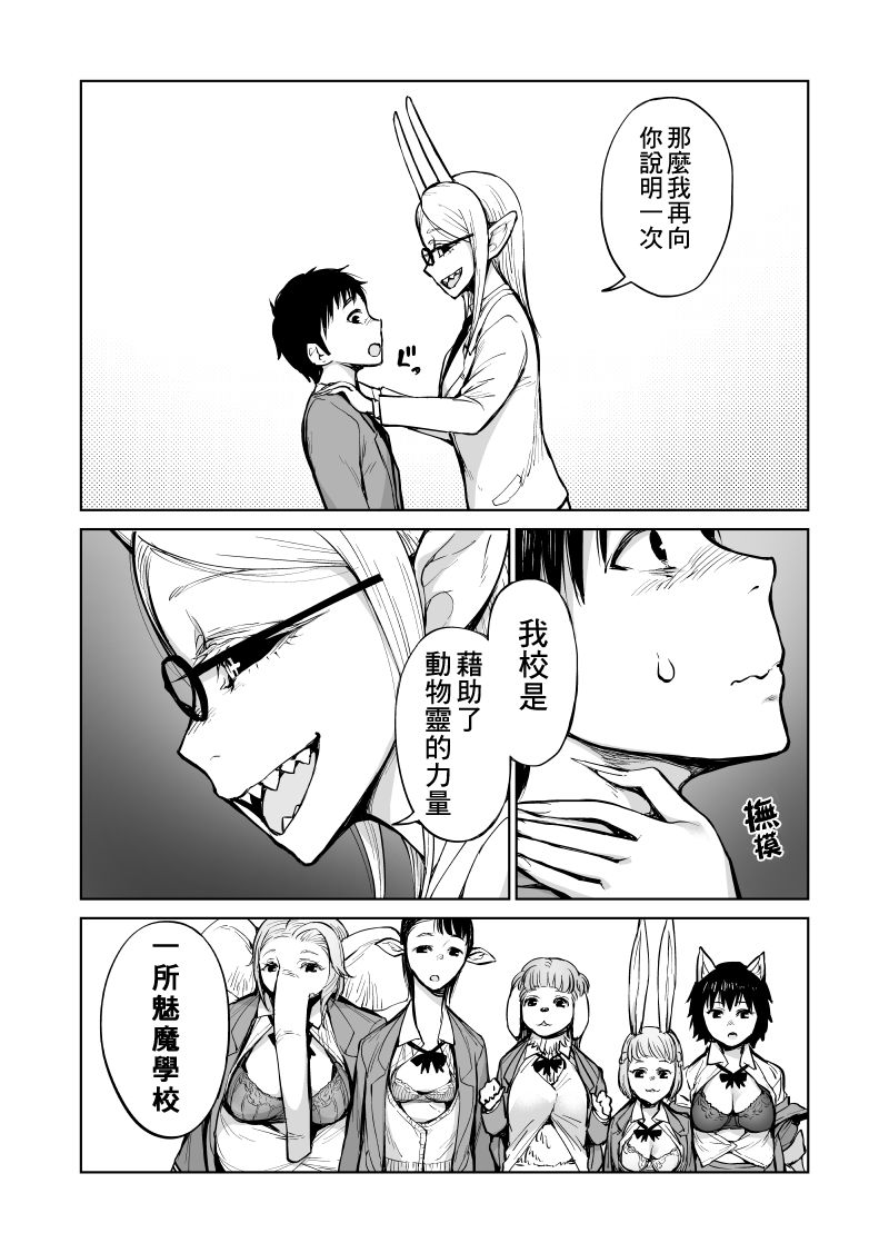 《我被绑架到了动物魅魔学院》漫画最新章节第2话免费下拉式在线观看章节第【14】张图片